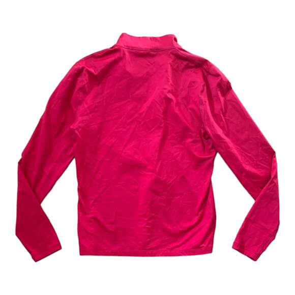 Lole 1/4 zip pullover top long sleeve cranberry woman’s size medium - Picture 2 of 5